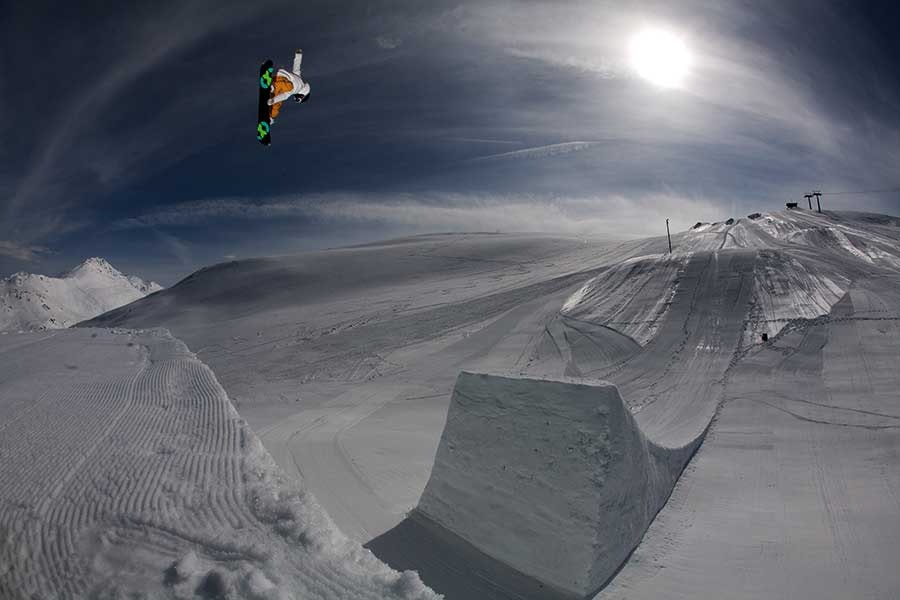 Stefan Maurer sending Livigno Park